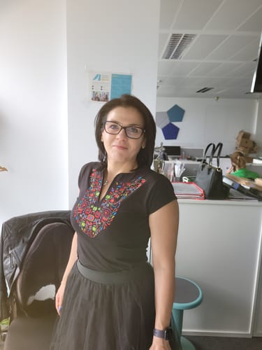 Customer photo review of Тениска с V-деколте "Плодовете на живота"