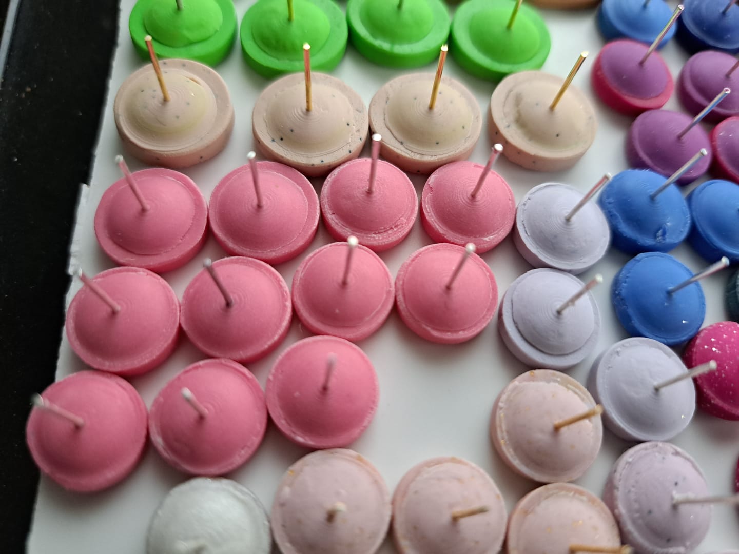 Customer photo review of Earring Post Embedder Kit