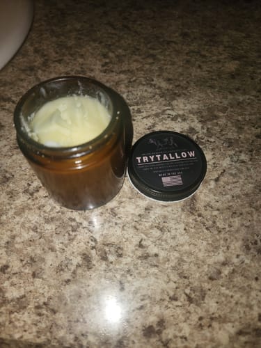 Customer photo review of TryTallow™️ Organic Wrinkle and Acne Fighting Tallow Balm