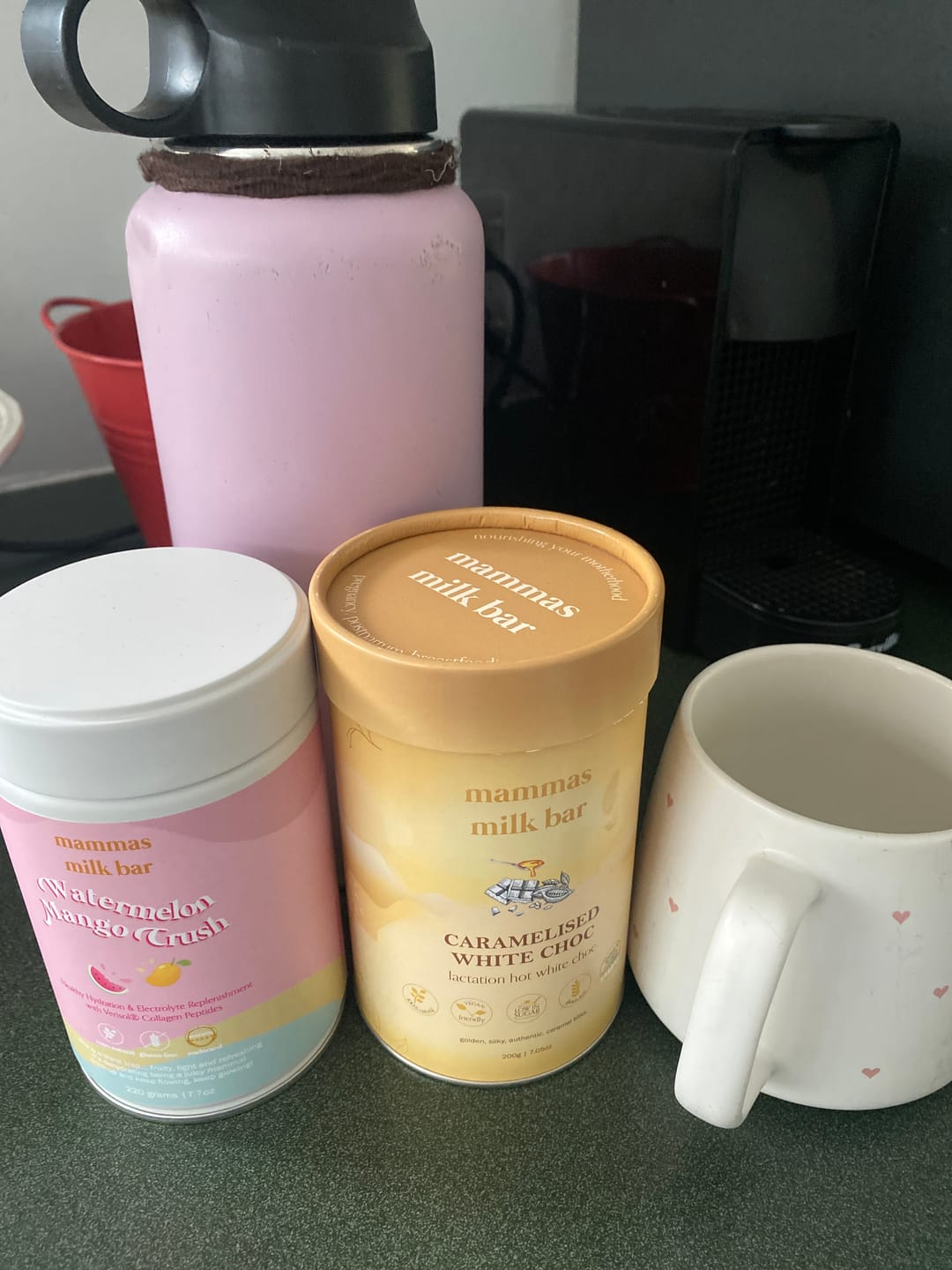 Customer photo review of Lactation Caramelised White Hot Chocolate
