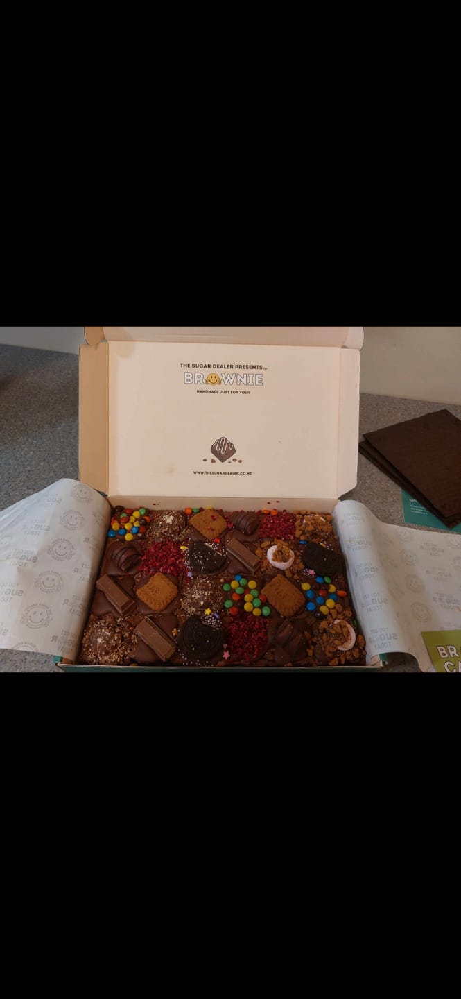 Customer photo review of Mega mixed assortment brownie