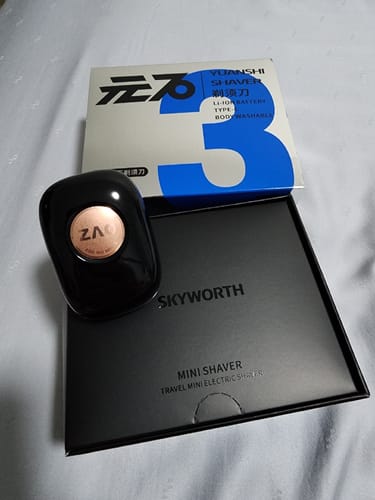 Customer photo review of Skyworth Mini Pebble Electric Shaver with Li-Ion Battery IPX7 Waterproof