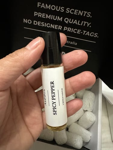 Customer photo review of SPICY PEPPER PERFUME OIL