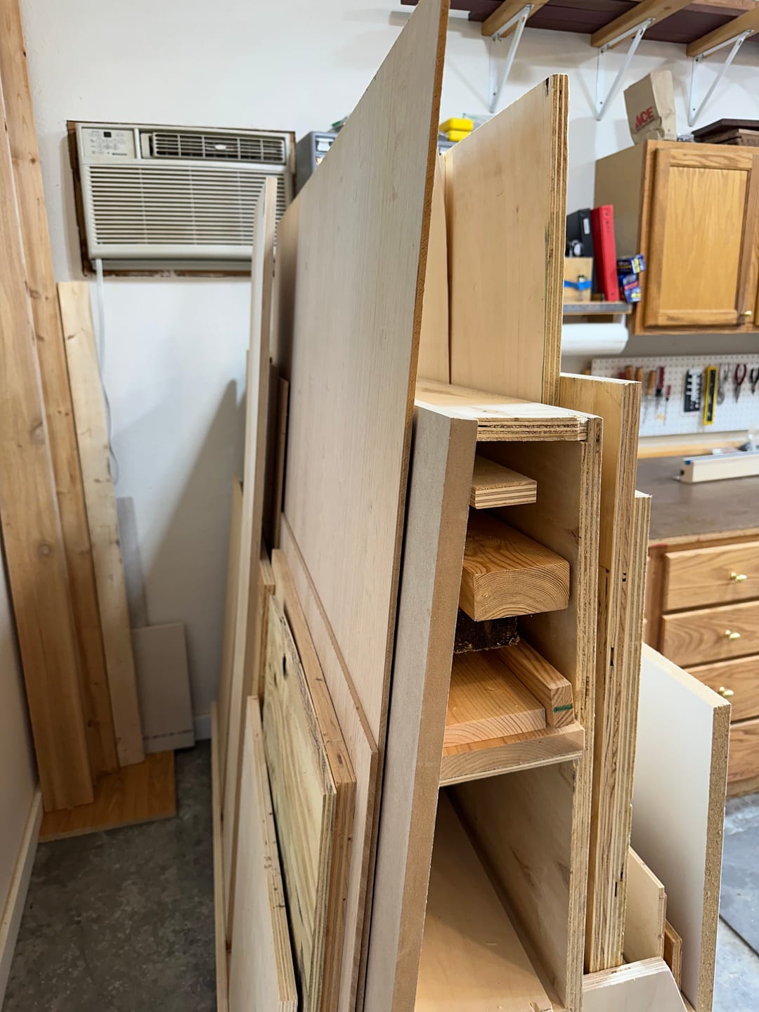 Customer photo review of Compact Wood Storage Cart Plans - Digital Download