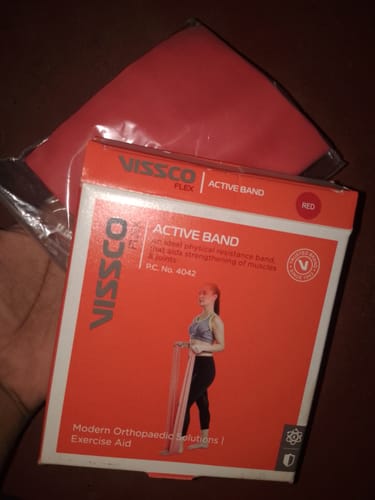 Customer photo review of Active Band (Latex Free) | Physical Resistance Band for Exercise, Workouts, Gym, Stretching, Yoga | Muscles & Joints Strengthener