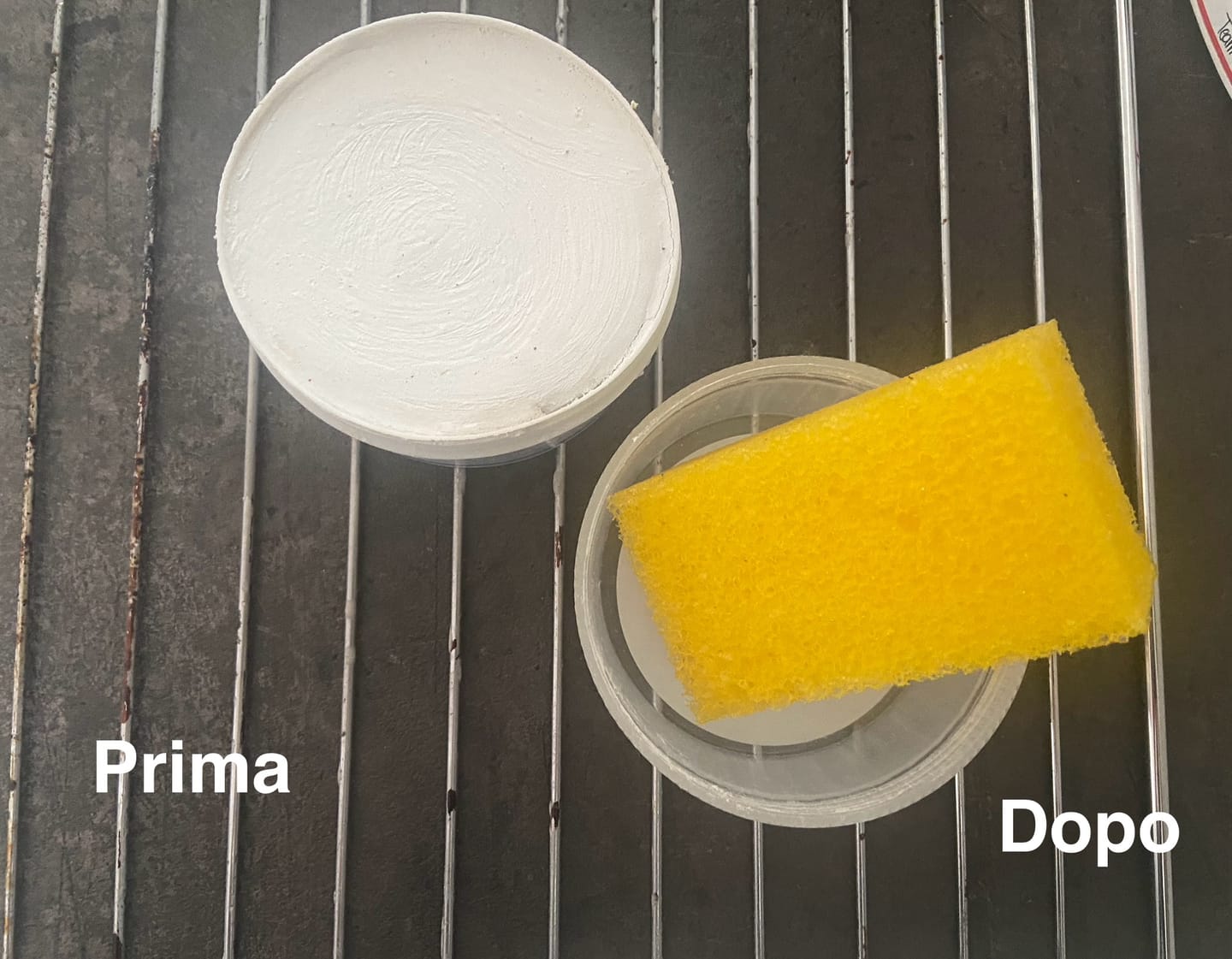 Customer photo review of Ecooo White Detergente Universale - Pasta Pietra Bianca Pulente