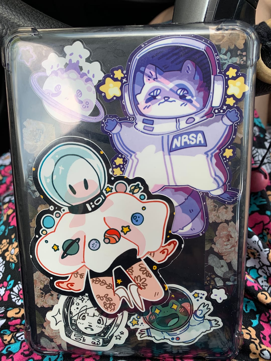 Customer photo review of Cute Space Ghost Stickers! : V5