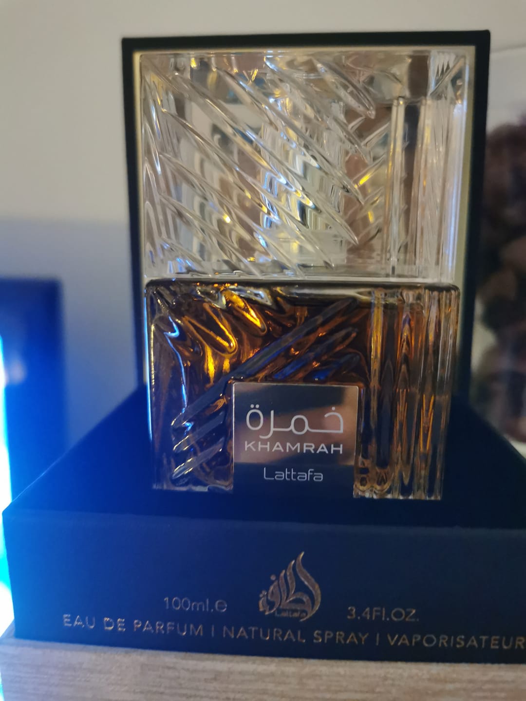 Customer photo review of Eau de Parfum Khamrah - Lattafa 100 ML