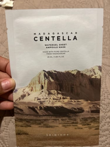 Customer photo review of CENTELLA WATERGEL SHEET AMPOULE MASK (1mask)