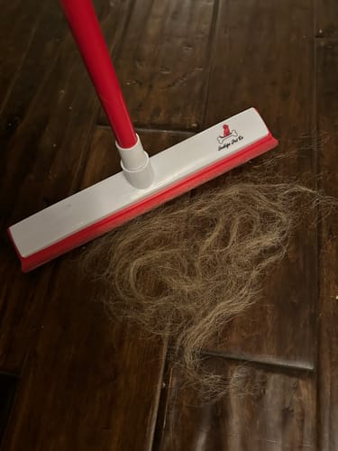 Customer photo review of IndigoPet Hair Removal Broom