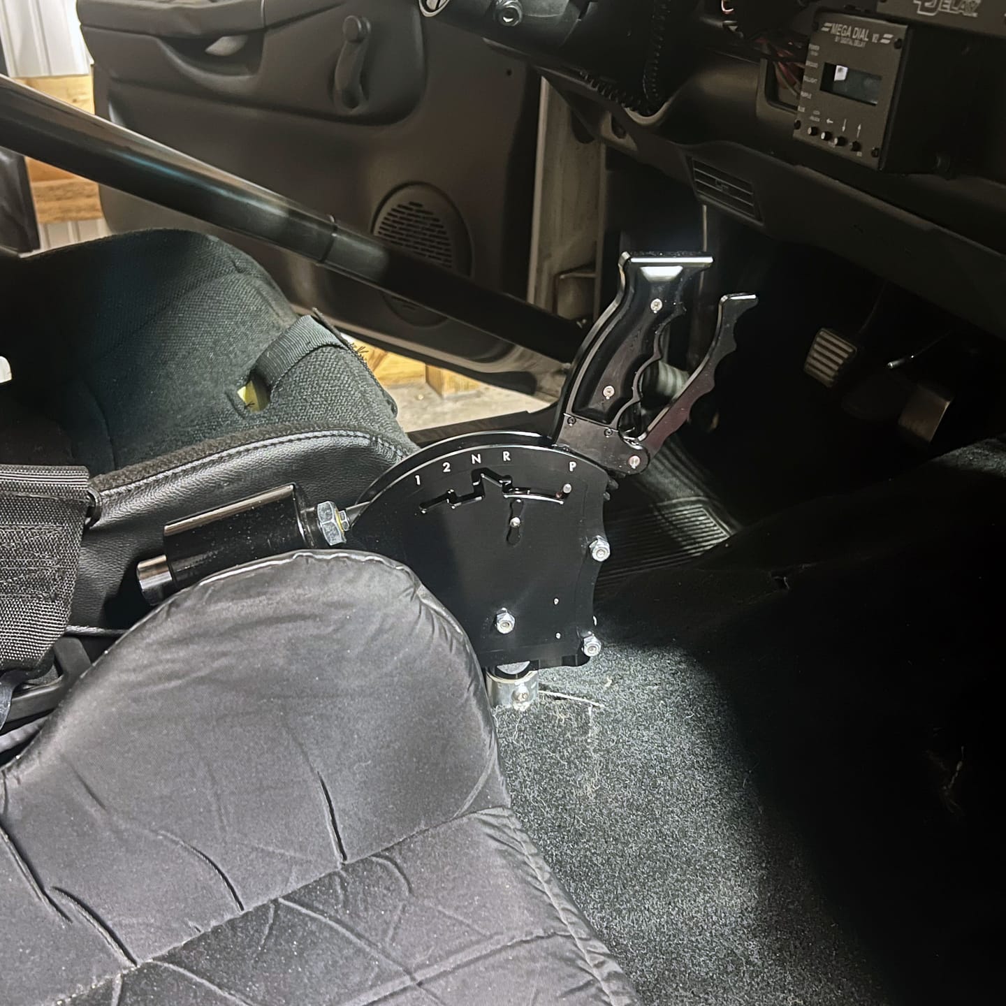 Customer photo review of Electric Shift Powerglide Operator Series Billet Shifter Rear Exit