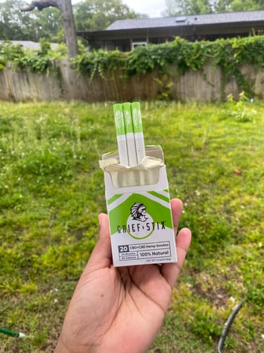 Customer photo review of CBG + CBD Hemp Smokes 20ct