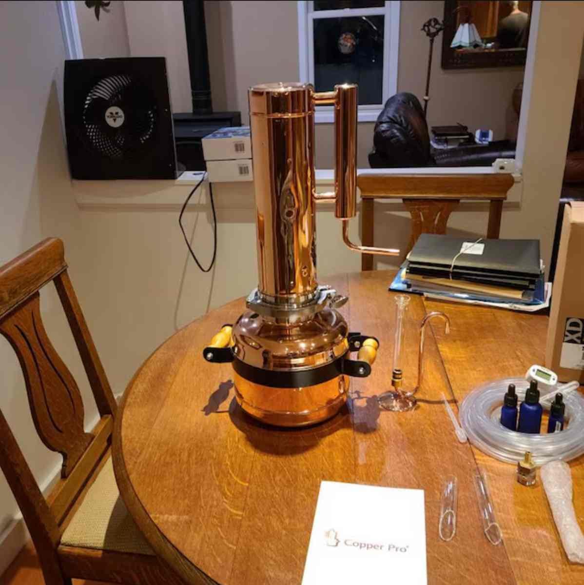 Customer photo review of Essential Oil Distiller 1,9Gal/7L - Premium Kit