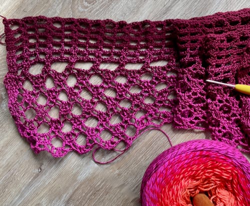 Customer photo review of YarnArt Flowers