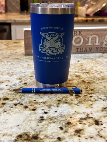Customer photo review of (6) Custom Laser Engraved - 20oz Tumblers