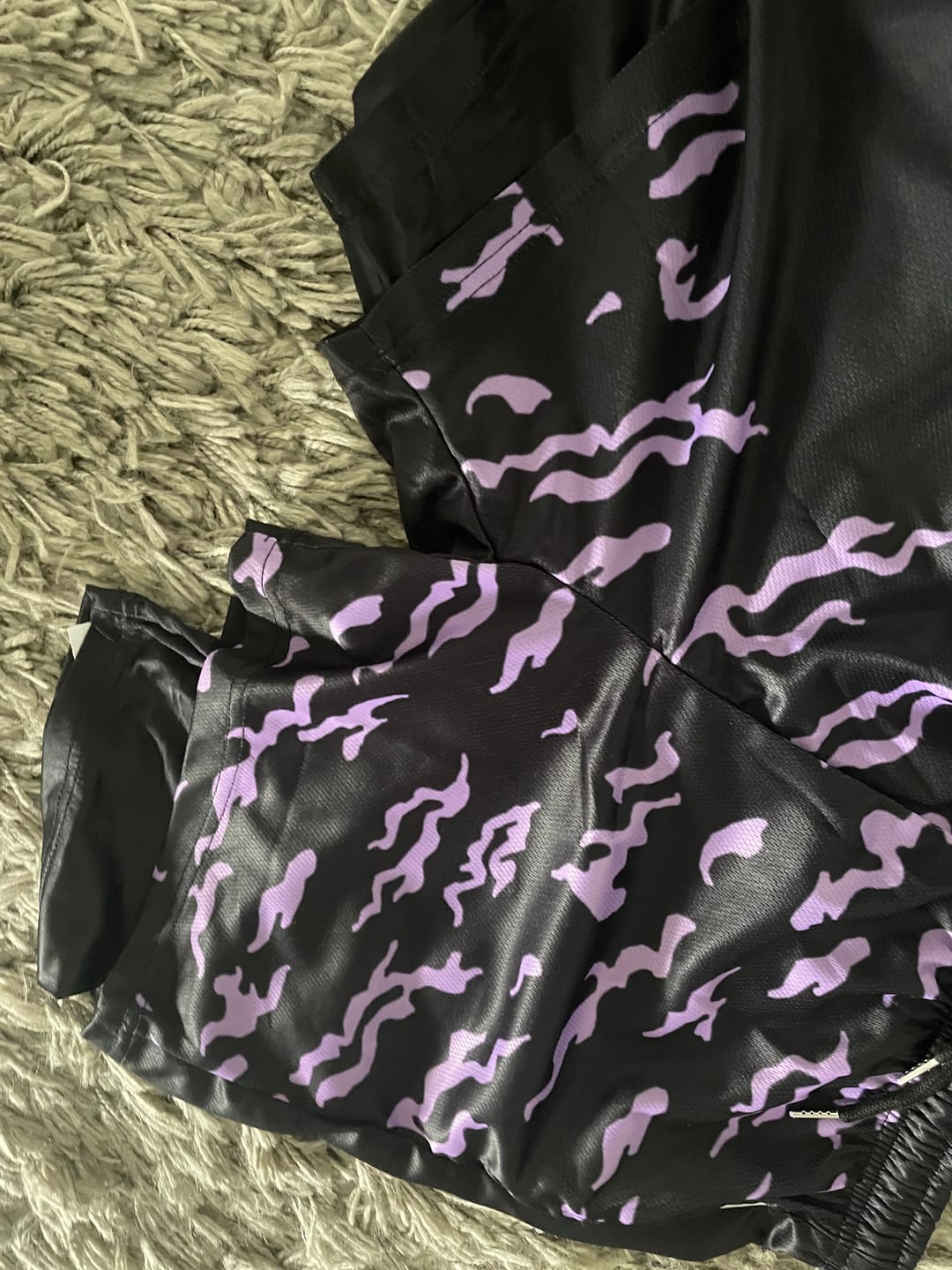 Customer photo review of Curse Mark Gym Shorts