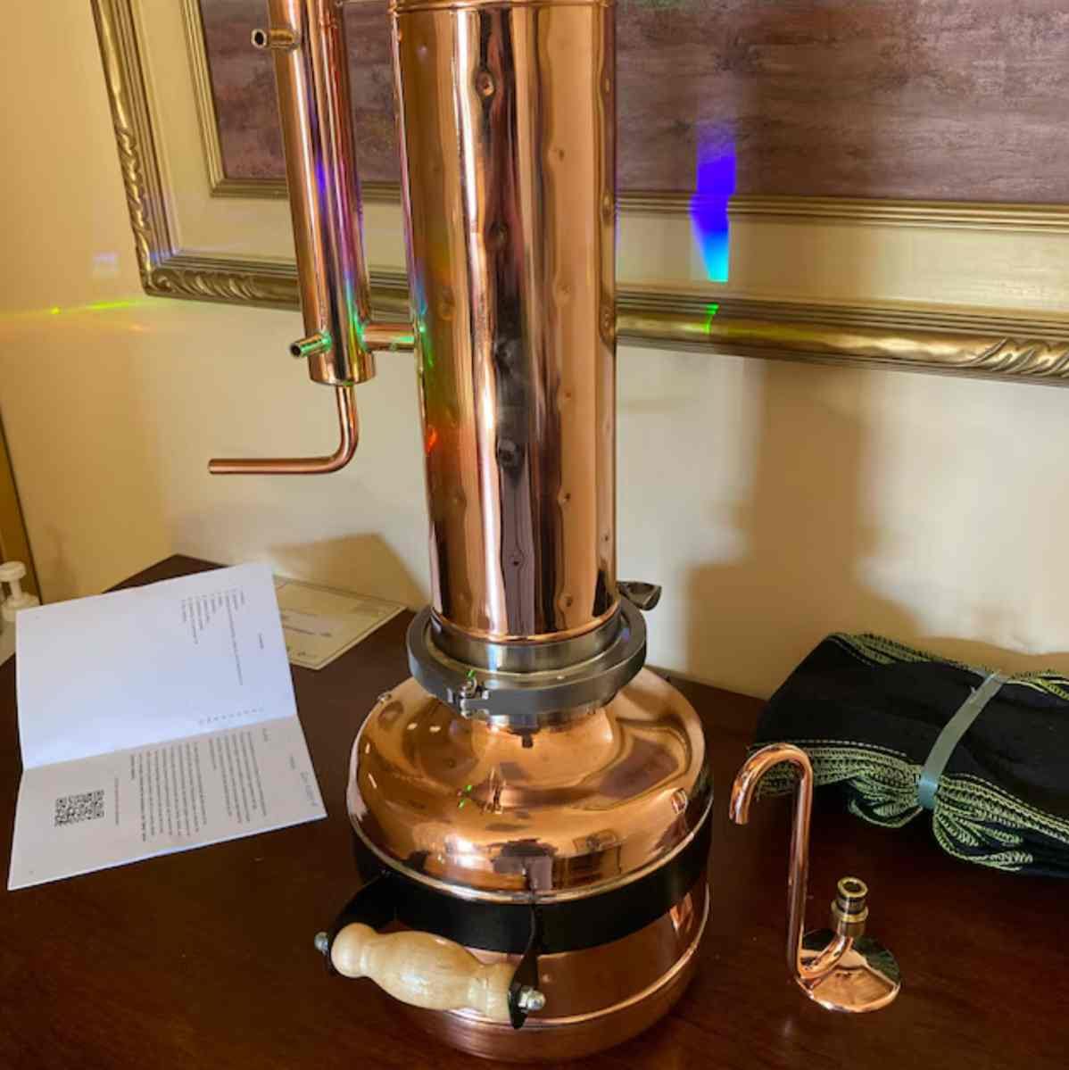 Customer photo review of Essential Oil Distiller 1,9Gal/7L - Premium Kit