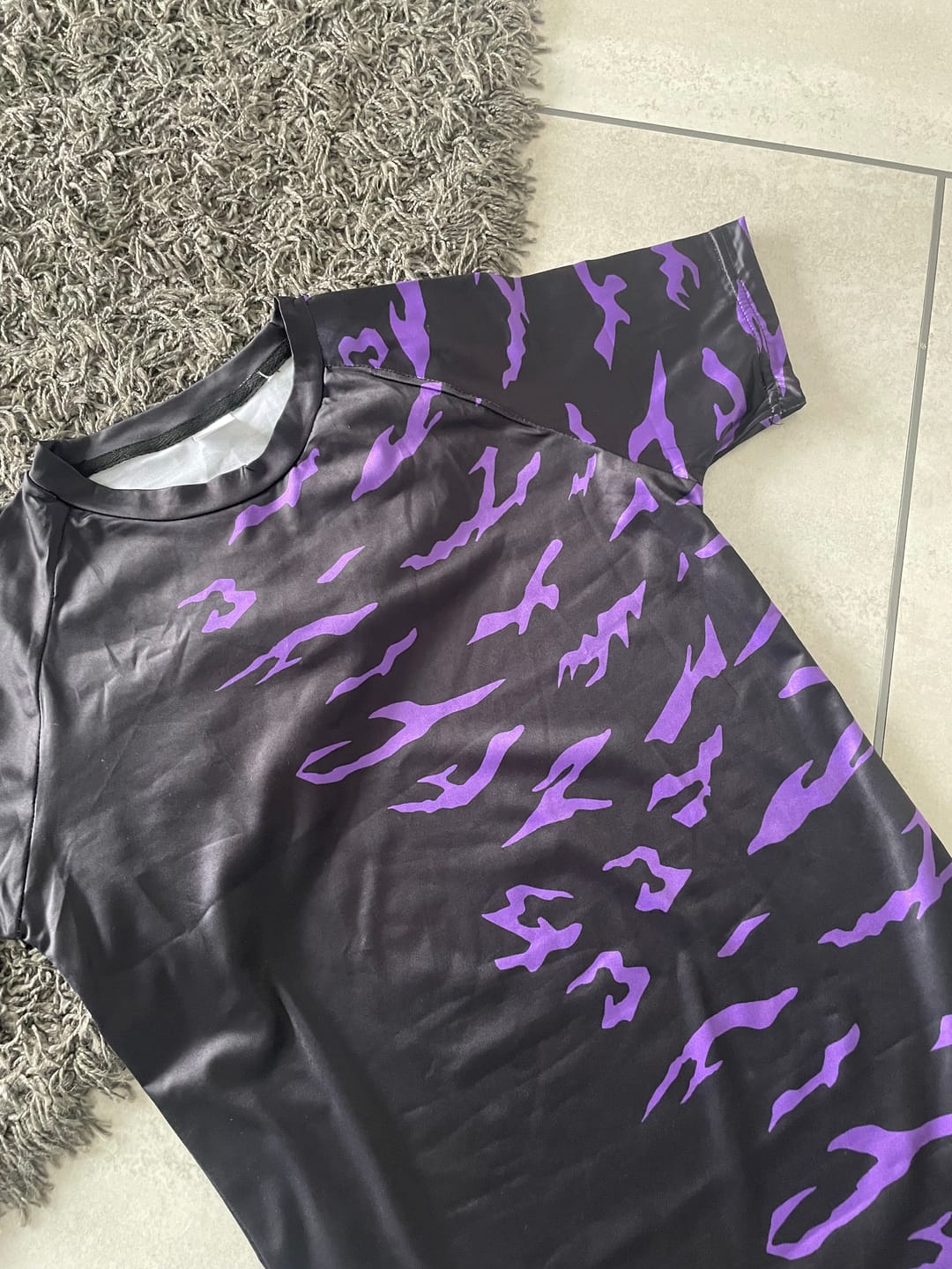 Customer photo review of Curse Mark Compression T-Shirt