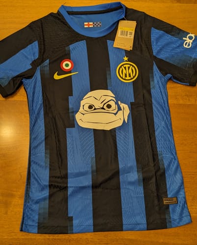 Customer photo review of MAGLIA INTER HOME 2023/24 X TARTARUGHE NINJA