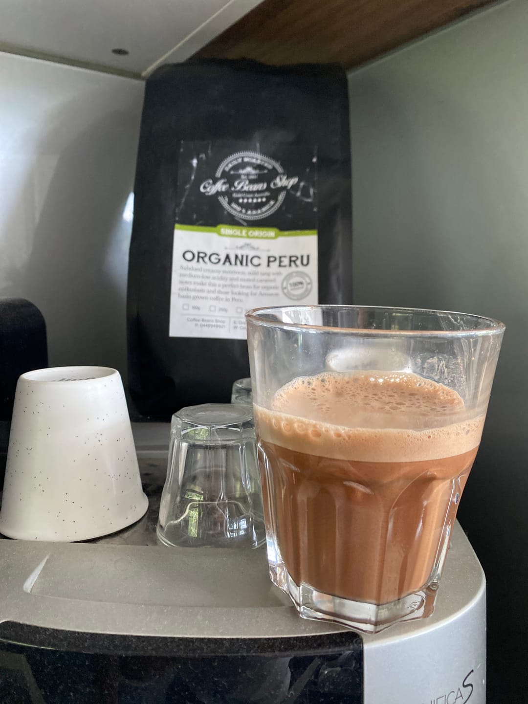 Customer photo review of Organic Peru Coffee Beans