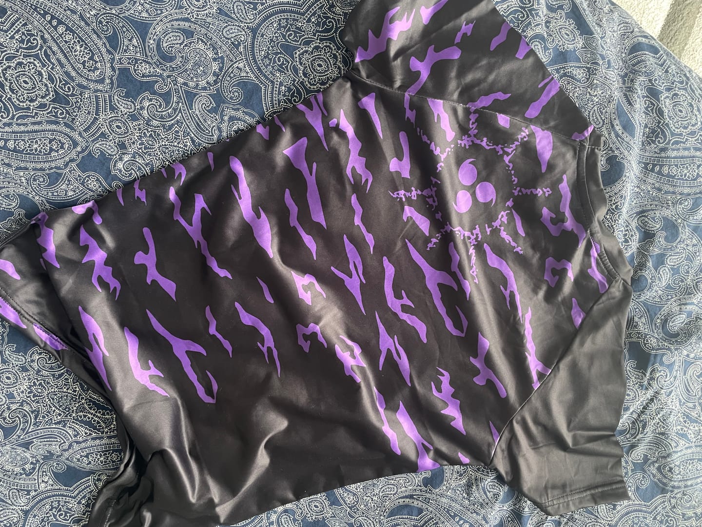 Customer photo review of Curse Mark Compression T-Shirt