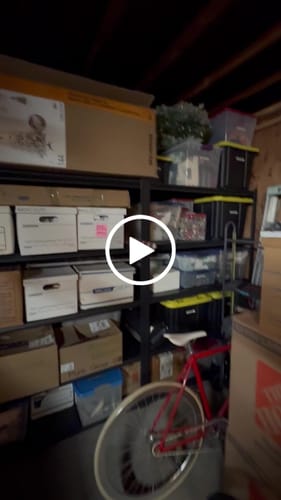 Customer video review of REIBII 5-Tier 48.4"W x 72"H Garage Shelving, 3000LBS Adjustable Metal Storage Shelves for Warehouse, Basement & Industrial