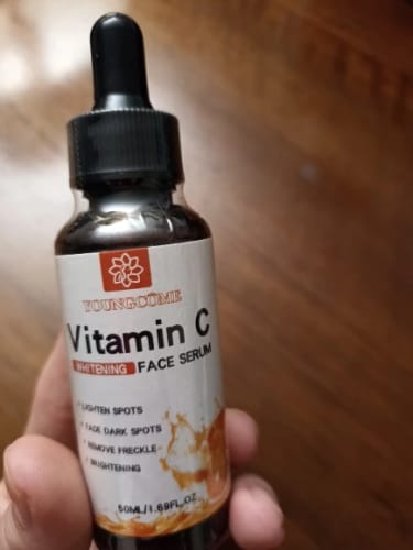 Customer photo review of Sérum Niacinamide + Vitamine C Anti taches et acné