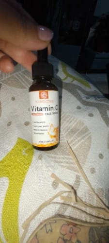 Customer photo review of Sérum Niacinamide + Vitamine C Anti taches et acné