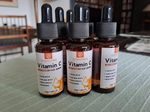 Customer photo review of Sérum Niacinamide + Vitamine C Anti taches et acné