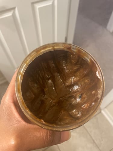 Customer photo review of Whipped African Raw Premium Black Soap 16oz