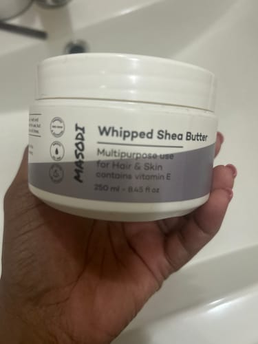 Customer photo review of Whipped Shea Butter (250ml)