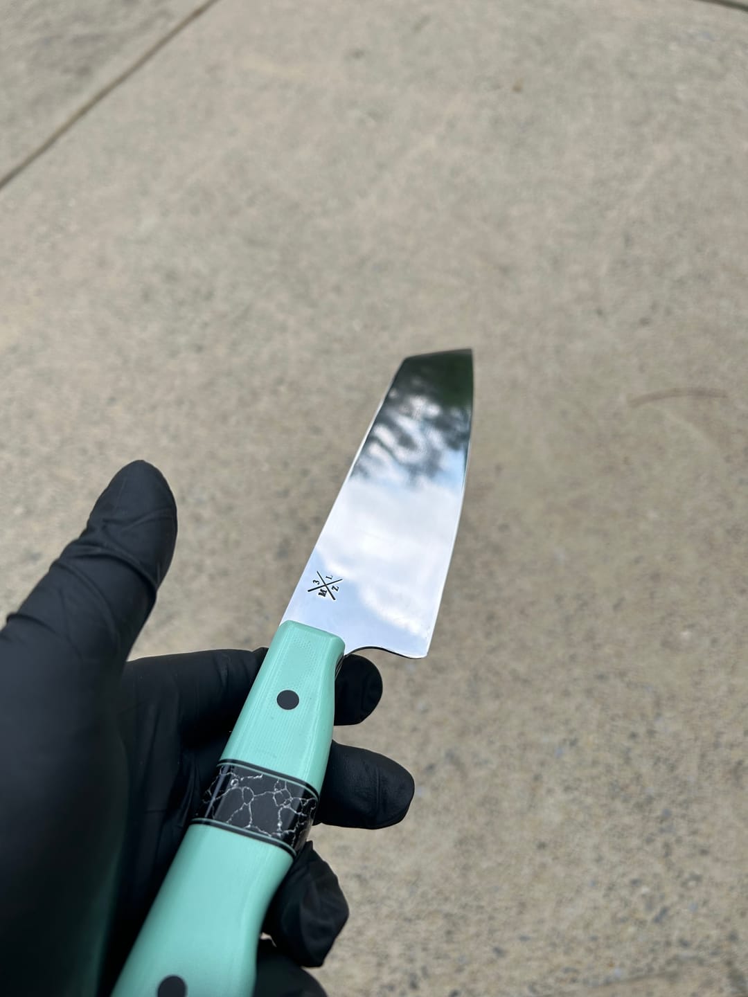 Customer photo review of Knife Polishing Kit