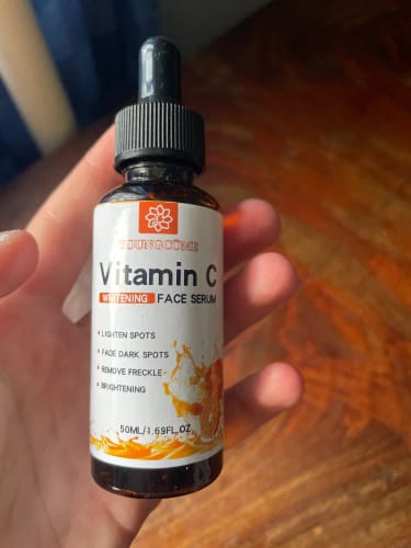 Customer photo review of Sérum Niacinamide + Vitamine C Anti taches et acné