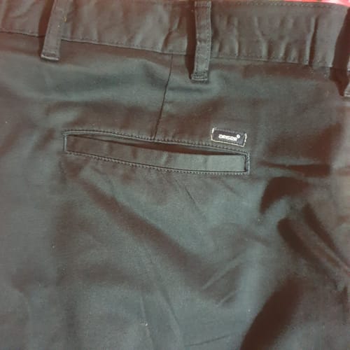 Customer photo review of Brooklyn - Navy Cotton Lycra Trousers TR19009