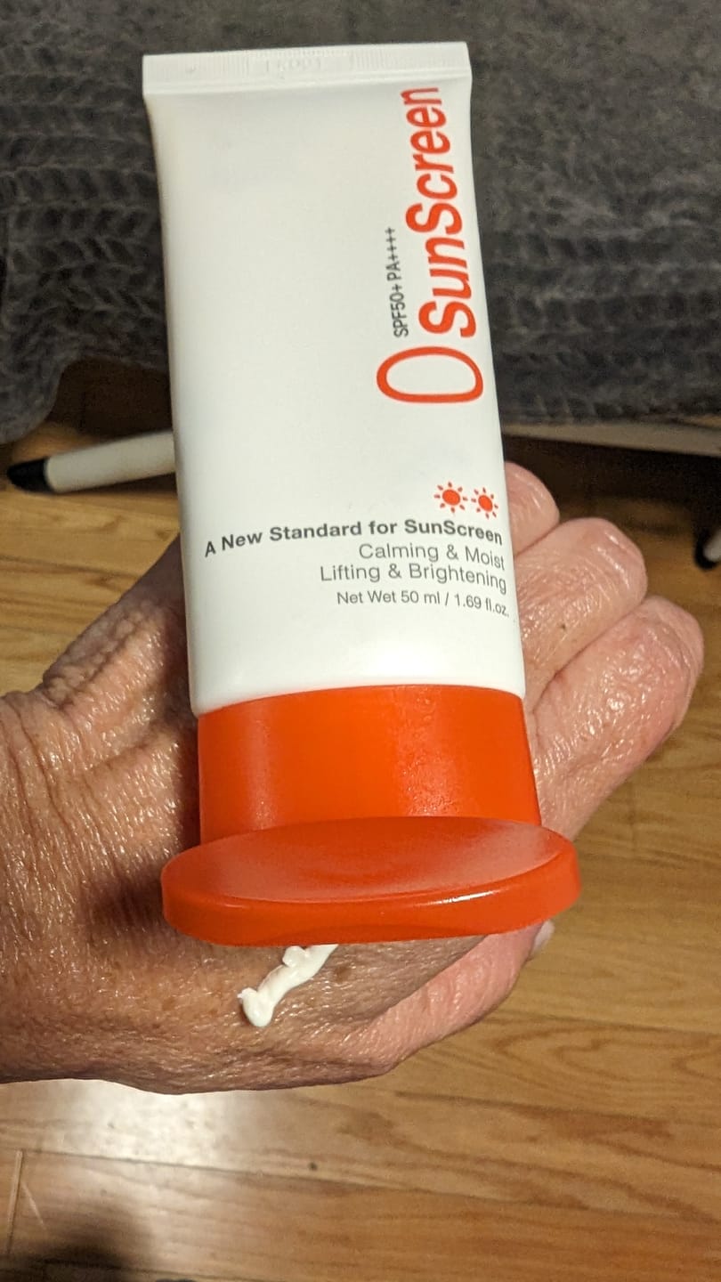 Customer photo review of O'melon Zero O Sunscreen