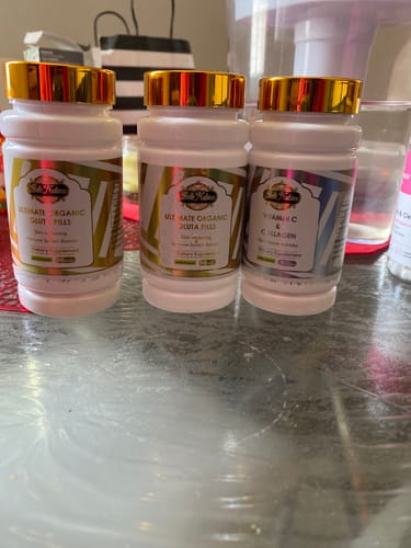 Customer photo review of ORGANIC ULTIMATE PILLS (the most lightening pills) - 3 BOTTLES