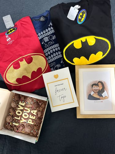 Customer photo review of Chocolate fiend custom brownie