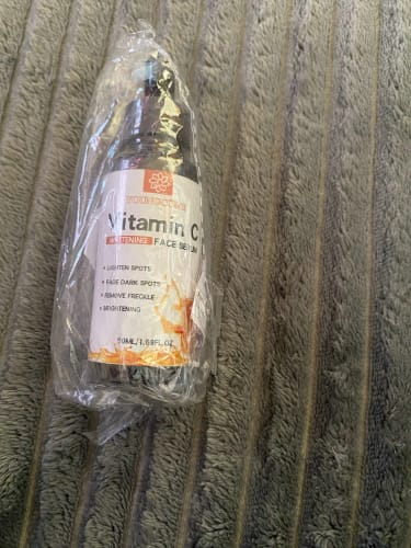 Customer photo review of Sérum Niacinamide + Vitamine C Anti taches et acné