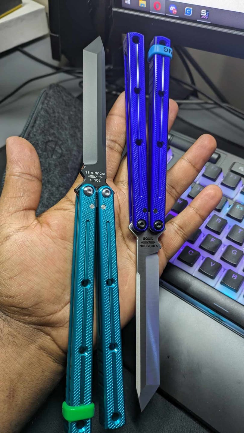 Customer photo review of Baliplus Kraken live clone Channel Aluminum Handle Bushings 9cr18