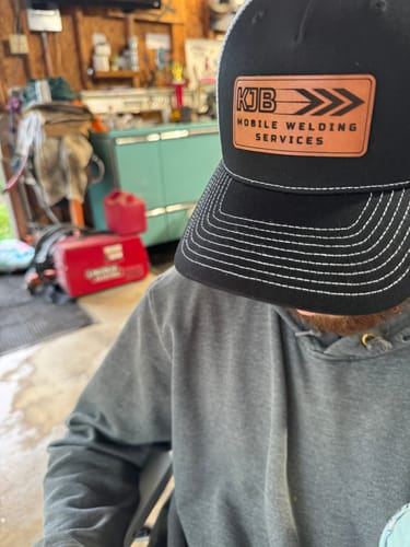 Customer photo review of Custom Five Panel Trucker Hat Richardson 112FP