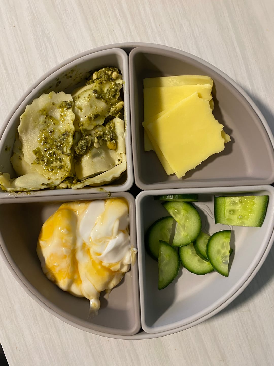 Customer photo review of Multi-Use Divider Tableware Set - Seashell [BEST SELLER]