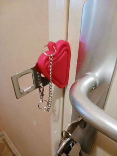 Customer photo review of Serrure de sécurité portable