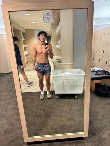 Customer photo review of Mesh Shorts 4" Inseam - Black