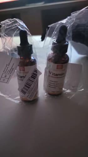 Customer photo review of Sérum Niacinamide + Vitamine C Anti taches et acné