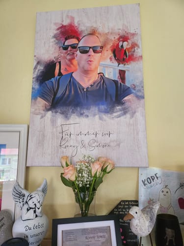 Customer photo review of Euer Foto als Aquarell | personalisierbares Poster