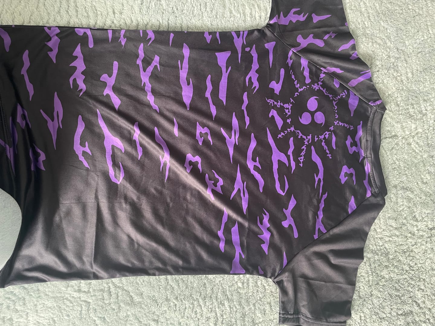 Customer photo review of Curse Mark Compression T-Shirt
