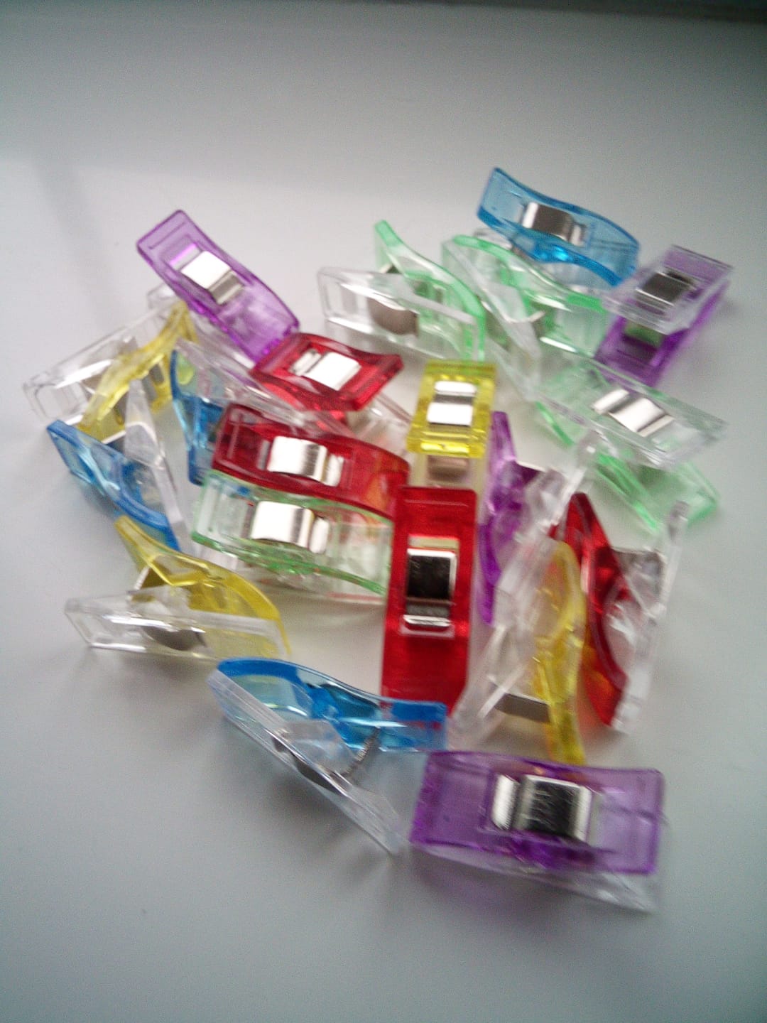 Customer photo review of Multicolour Fabric Sewing Clips - Pack of 20