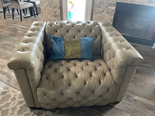 Customer photo review of Goldenrod and Egyptian Blue