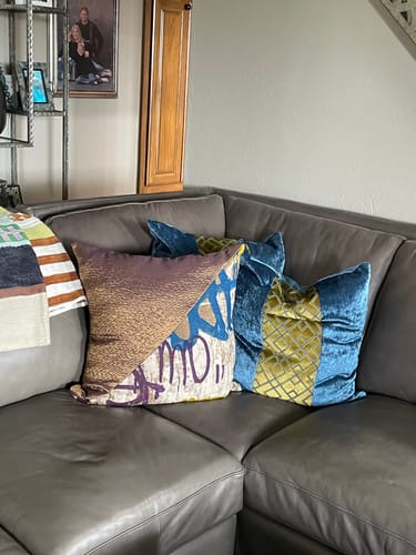 Customer photo review of Purple and Gold Graffiti