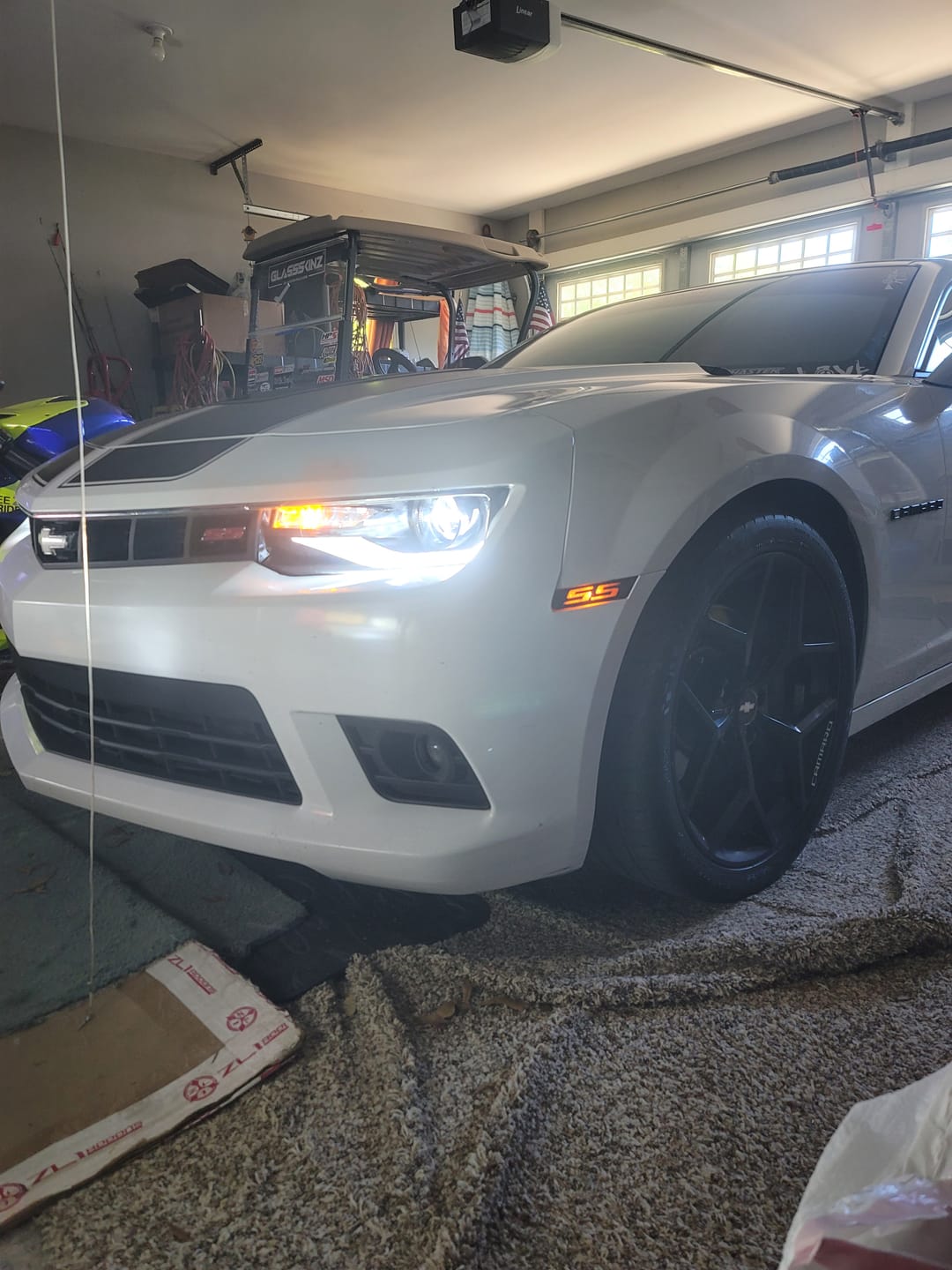 Customer photo review of 2014-2015 Chevy Camaro 6th Gen Style Headlights Projector LED DRL'S